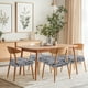 thumbnail image 3 of Juego de 6 fundas de asiento para sillas de comedor SearchI Stretch Grey Lotus, 3 of 9