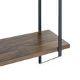 thumbnail image 6 of (4 pack) Better Homes & Gardens 3-Tier 20"W Wood Bracket Shelves, Walnut, 6 of 7