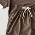 thumbnail image 4 of Toddler Boy Summer 2-Piece Clothes Sets Short Sleeve Tshirt & Shorts Casual Vacation Beach Outfits 6-12 Months 12-24 Months 2t 3t 4t 5t 6t 7t 8t 9t Children 3-4 Years, 4 of 7