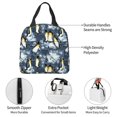 thumbnail image 4 of Fotbe Penguin Arctic Adventure Bolsa Térmica con Estampado y Forro de Aluminio Grueso Bolsa de Almuerzo con Bolsillo Frontal para Hombres y Mujeres, Ideal para Trabajo, Escuela, 4 of 8