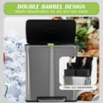 thumbnail image 7 of PayLessHere  60L Trash Can Soft-Close, Smude Resistant Trash Can with Foot Pedal-Brushed Stainless Steel, 7 of 7