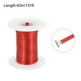thumbnail image 2 of 0.6mm Magnet Wire 131ft Enameled Magnet Winding Copper Wire 100g,Red, 2 of 6