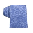 thumbnail image 2 of Michael Kors Mens Artisanal Shadow Silk Blend Paisley Neck Tie Blue O/S, 2 of 3
