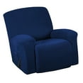 thumbnail image 4 of DOLITY Housses Extensibles pour Fauteuil Inclinable avec la Plupart des Fauteuils Inclinables Bleu Foncé, 4 of 9