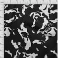 thumbnail image 3 of oneOone Cotton Jersey Black Fabric Animal Skin Dress Material Fabric Print Fabric By The Yard 58 Inch Wide-OFG, 3 of 4