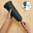 thumbnail image 3 of FloraCraft 12.9" Eternity Cemetery Green Plastic Cone Vase, 3 of 6