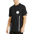 thumbnail image 3 of TOPTIE Men\'s Soccer Referee Jersey Officials Pro Short Sleeve Referee Shirts-Black-M, 3 of 7