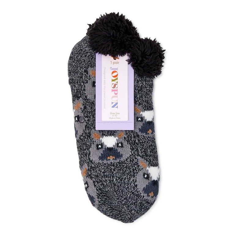 Jane and bleecker slipper best sale socks walmart