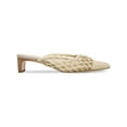 thumbnail image 2 of Sam Edelman Snyder Eggshell Pointed Toe Block Heel Slip On Mesh Fashion Mules (Eggshell, 8), 2 of 3