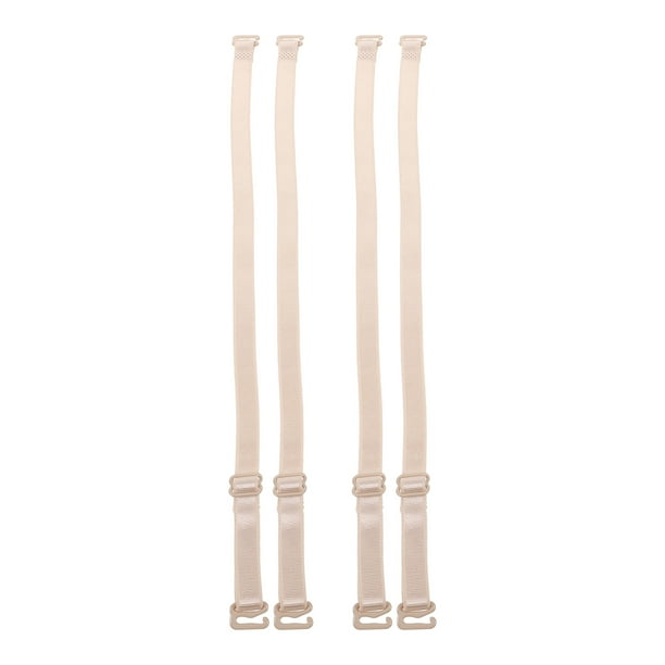 2 pares de extensores elásticos para sujetador, tirantes para hombros, tirantes elásticos para sujetador para mujer