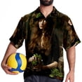 thumbnail image 4 of Saint Patrick's Day Men's Short Sleeve Shirts, Casual, Printed, Button Down, Beach Shirt - Spread Collar Tops for Summer Beach Fun, 4 of 6