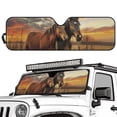thumbnail image 2 of HUIACONG Elk Camo Sun Shade Windshield for Jeep Wrangler TJ JK JKU JL JLU ,Aluminum Foil Film Car Winshied Sunshade,Effectively Blocking Heat and UV Rays, 2 of 6