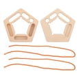thumbnail image 3 of Tabla de escalada en , tabla colgante portátil para entrenamiento, equipo para el hogar para la fuerza y físico de los dedos Estilo A Macarena escalada, 3 of 8