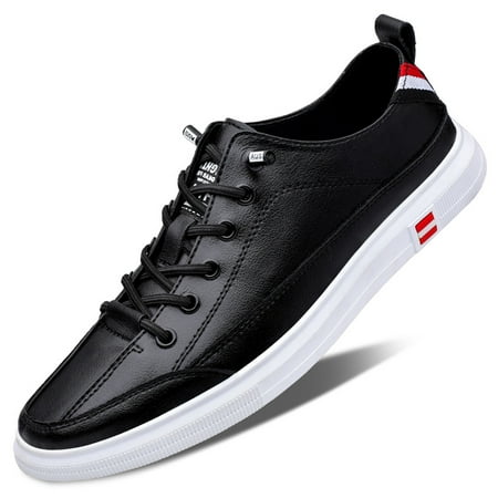 

Men Leather Sneakers Lightweight Outdoor Non-slip Casual Shoes Spring And Summer