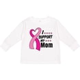 thumbnail image 3 of Inktastic Breast Cancer Awareness I Support My Mom with Pink Ribbon Boys or Girls Long Sleeve Toddler T-Shirt, 3 of 5
