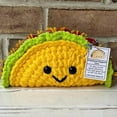 thumbnail image 4 of Muñeco de Ganchillo Pequeño Apoyo Emocional Crochet Mini Taco Muñeco de Ganchillo Taco Peluche Animar Juguete Muñeca de Punto, 4 of 5