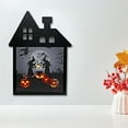 thumbnail image 2 of Cadre Mural Led En Pvc (Sorcières Et Citrouilles), 2 of 3
