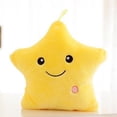 thumbnail image 1 of Smiled Pentagram Toys Sleep Aid Lindo cojín de felpa para niños y niñas (amarillo), 1 of 7