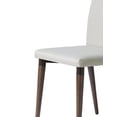 thumbnail image 3 of Moveis Silla para Comedor de Madera Tapizada con Tela Diseño Ergonómico color Blanco con Madera, 3 of 5