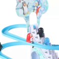 thumbnail image 3 of Penguin Slide Race Track Set with Lights and Music for Kids, 3 of 4