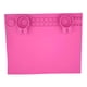 thumbnail image 3 of Tapete de silicona para manualidades, taza de limpieza de pinceles plegable, tapete de silicona suave para pintar rosa, 3 of 9