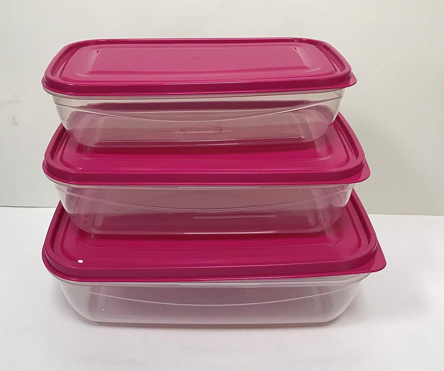 All For You Plastic Food Storage Container Set with lids BPA free Clear
