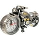 thumbnail image 2 of 1 reloj de sobremesa vintage con diseño de motocicleta y despertador (patrón aleatorio)., 2 of 6
