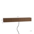 thumbnail image 3 of Floating TV Stand for TVs Up To 75'', High Gloss Top Modern Wall Mounted TV Stand with with Led Lights, Power Outlet, 4 Cabinets, Floating TV Cabinet Entertainment Center for Living Room, 3 of 7
