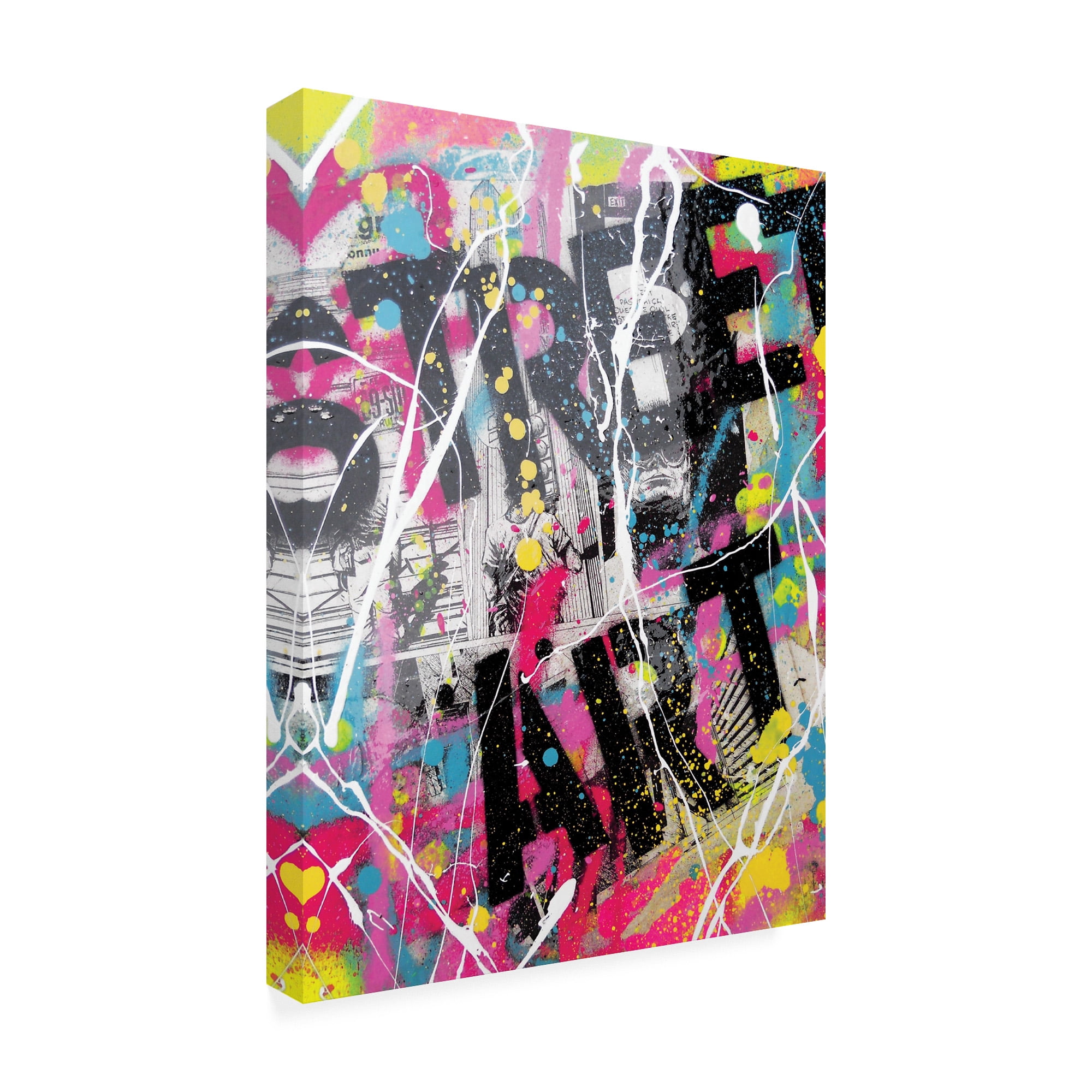 Trademark Fine Art 'Stree Art Graffiti' Canvas Art by David Drioton
