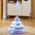 thumbnail image 6 of Gumesh Interactive Cat Toy with Spinner Track & Balls, Kitten Exercise Activity Center for Indoor Play, Boredom Relief and Fun, 6 of 6