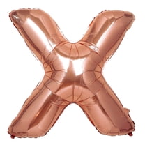 Efavormart 40" Metallic Blush/Rose Gold Mylar Foil Helium/Air Letter Balloons - X