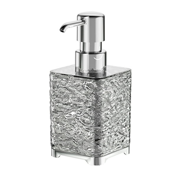 Dispensador de jabón espumoso recargable, botella con bomba para jabón espumoso para baño o cocina, dispensador de gel de baño de plástico para jabón líquido, loción y champú.