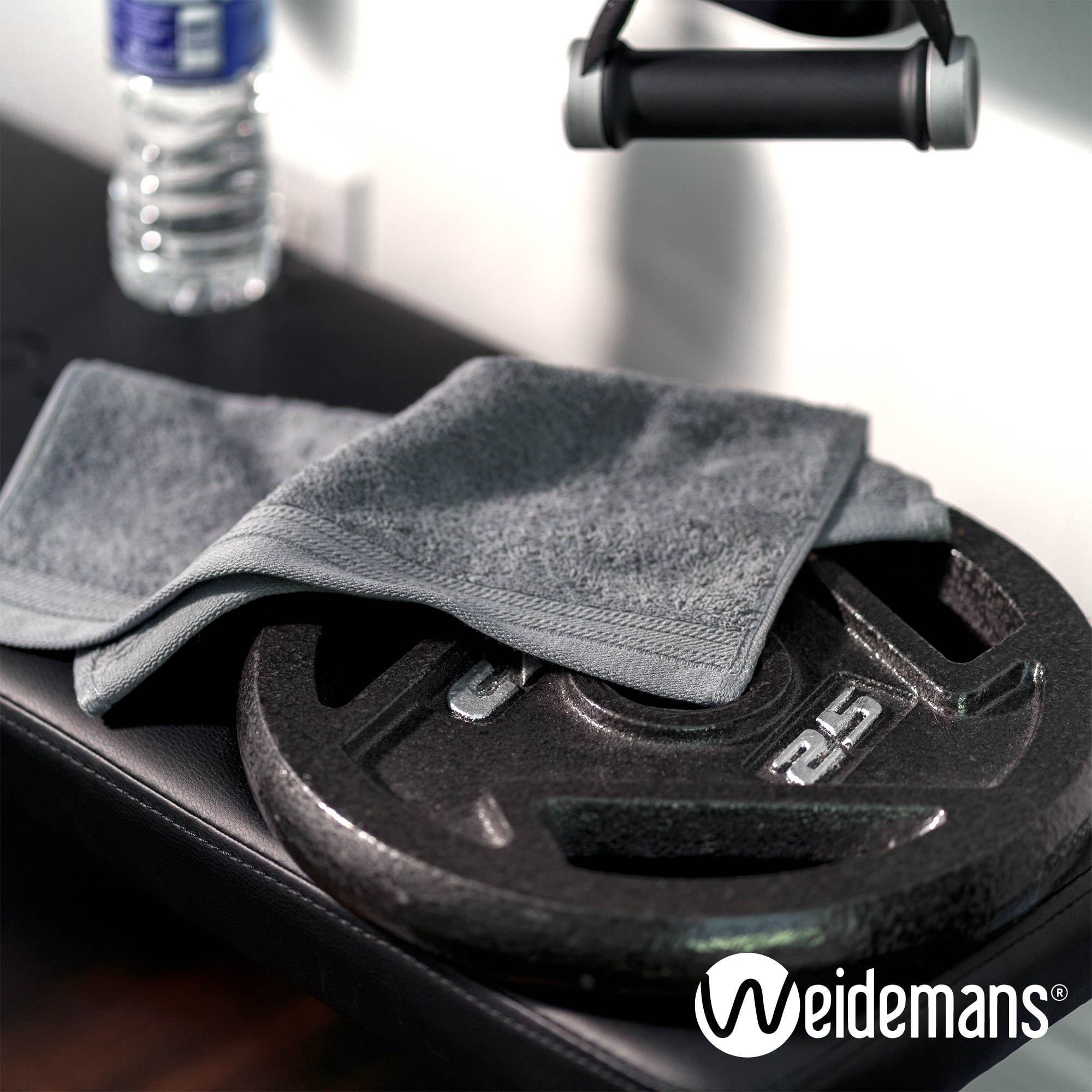 Weidemans 100% Cotton Washcloths 12 Pieces Towel Set | Fingertip Washcloth 13" X 13" | Towels for Bathroom, Hand, Kitchen, Cleaning | Machine Washable high Absorbency Bathroom Face Towels | Teal Blue