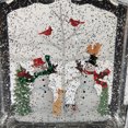 thumbnail image 2 of Temps de vacances 10In Polyresin Snowman Lanterne - Blanc, 2 of 5