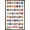 Bronze Framed Version, variant on Keith Kimberlin - Kitten Grid Wall Poster with Push Pins, 14.725" x 22.375"