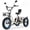 White-FT1, variant on MOONCOOL Folding Electric Tricycle for Adults, 20" x 4" Fat Tire Electric Trike, 48V Peak 1092W Electric Bicycle, 3 Wheels 7 Speed Ebike w/ 14.5Ah Removable Battery& Speed Differential Mechanism