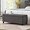 Dark Grey, variant on Betoko Linen Storage Benches for Bedroom End of Bed,Mid Century Modern Bed Ottoman Bench with Storage,Button Tufted 45" Long Storage Bench for Entryway Living Room Window (Linen Light Brown)