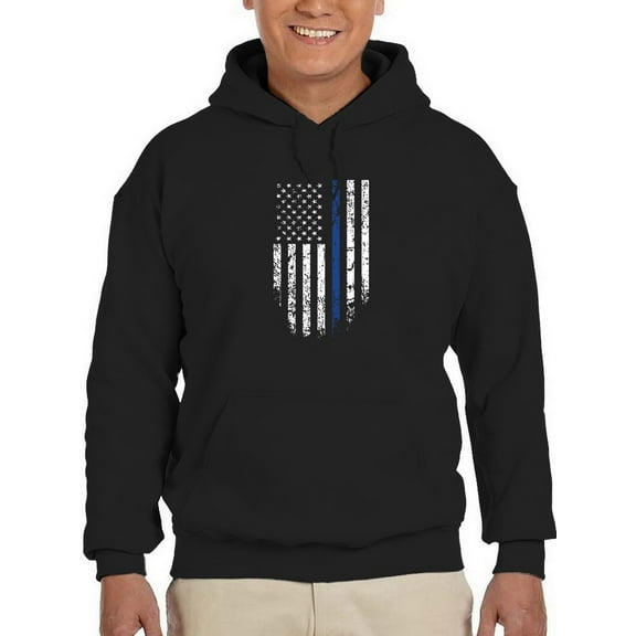 Usa Flag Scratched  Hoodie Men -GoatDeals Designs, Male 3X-Large