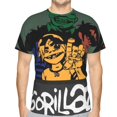 thumbnail image 6 of Gorillaz Men's Short-Sleeve T-Shirt Summer Casual Tee Top Breathable Crewneck T-Shirt Large, 6 of 7