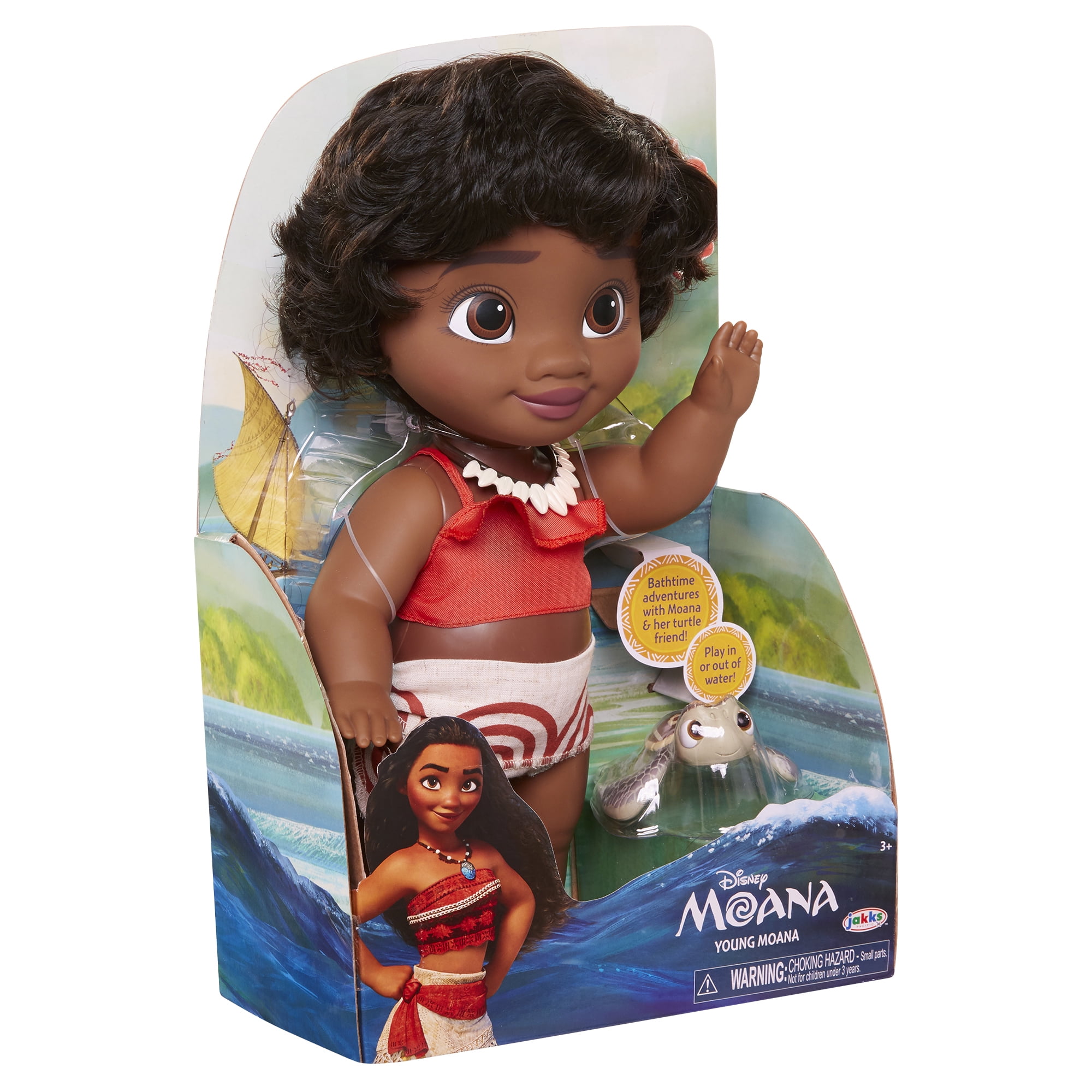 12 Inches Free Shipping Disney Young Moana Doll 