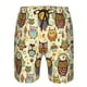 thumbnail image 3 of Balery Cute Owls Traje de Baño Estilo Hawaiano para Hombre, Shorts de Secado Rápido con Bolsillos-X-Large, 3 of 6