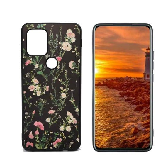 Compatible with Moto G Stylus 5G Phone Case, Floral-138 Case Silicone Protective for Teen Girl Boy Case for Moto G Stylus 5G