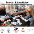 thumbnail image 4 of Gelabur Automatic Card Shuffler, Rechargeable Card shuffler Machine for 1-2 Decks, Low Noise Dual Mode Electric Card shuffler for UNO, Texa, 4 of 6