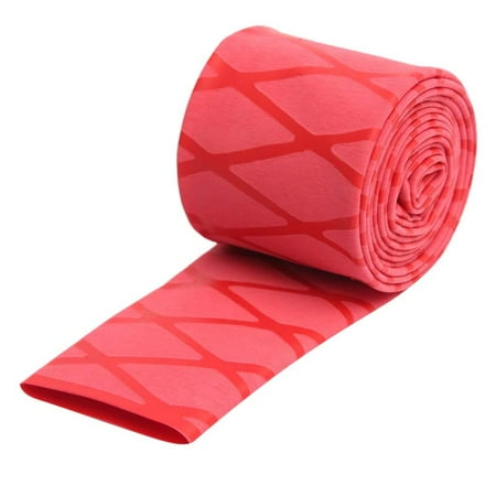 TTETTZ Waterproof Non Slip Wrap Fishing Rod Heat Shrink Tube Sleeve 15/18/20/25/30/40mm Red