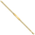 thumbnail image 2 of 14k Curb Link 6.75mm Id Bracelet in 14k Yellow Gold, 2 of 3
