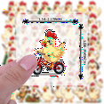 thumbnail image 2 of 35pcs-70pcs Funny Stickers Chicken Stickers Animal Stickers DIY Stickers for Laptops Notebooks Suitcases, 2 of 9