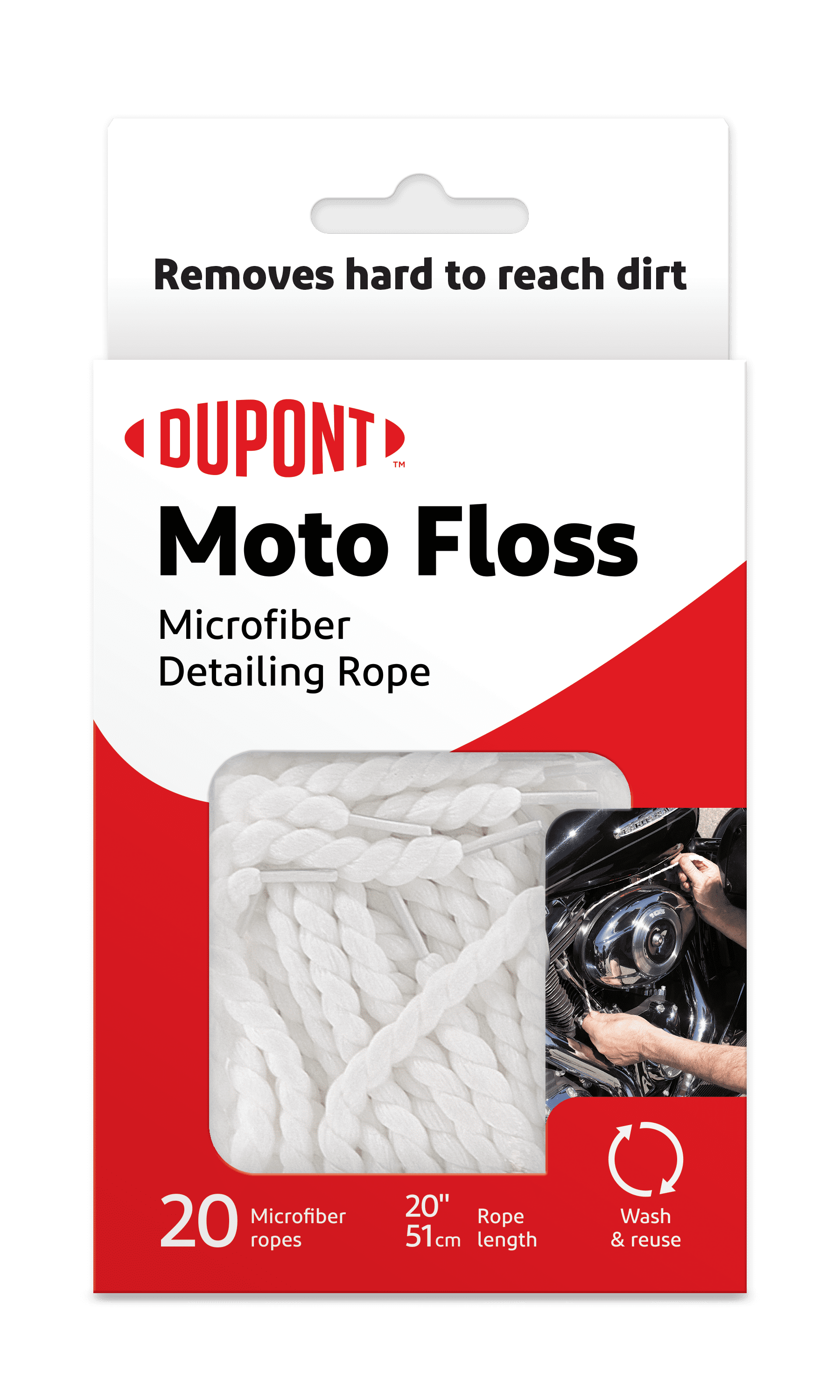 20 Ropes DuPont Moto Floss White