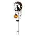 thumbnail image 2 of Solar Halloween Pumpkin Black Cat Moon Garden Stake Light, Solar Lights Garden Decor for Walkway Yard Patio Lawn, Hanging Jack-o'-Lantern for Fall Party Halloween Decorations Outdoor, 2 of 8