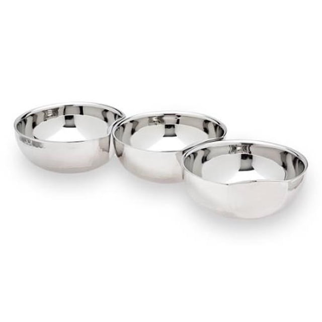 Godinger 9179 Bols de Connexion Martelés - Lot de 3