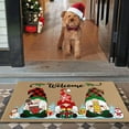 thumbnail image 5 of Christmas Door Mat Christmas Rug Christmas Decorations Gnome Christmas Rug Christmas Welcome Mat Indoor Winter Door Mat Outdoor 30"x17", 5 of 6